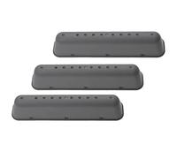 vhbw 3x Aube de tambour compatible avec Beko WMD 25145 M 114606, WMD 25125 M 114605, WMD 26145 T 115115, WMD 26125 T 115116 machine à laver