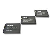 vhbw 3X Batterie 1500mAh (3.7V) pour télephone Fixe sans Fil Cisco Unified Wireless IP Phone 7925G-EX, 7925G-EX-K9 comme 74-5469-01, U8ZBAE12.
