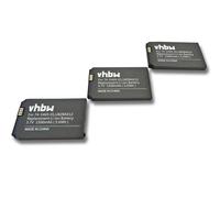 vhbw 3x batterie 1500mAh (3.7V) pour télephone fixe sans fil Cisco Unified Wireless IP Phone 7925G-EX, 7925G-EX-K9 comme 74-5469-01, U8ZBAE12.