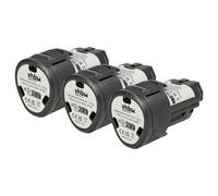 vhbw 3X Batterie Compatible avec AEG BLL12C, BS12C2, BS12C, BSB 12C, BBH12, BBS 12C, BLL 12C, BS 12C Outil électrique (2000 mAh, Li-ION, 12 V)