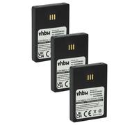 vhbw 3x Batterie compatible avec Ascom 9D62, D62 DECT, i62 Messenger, D62, i62, DH4-ACAB téléphone fixe sans fil (950mAh, 3,7V, Li-ion) noir
