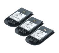 vhbw 3X Batterie Compatible avec Ascom D62 DECT, DH4-ACAB téléphone Fixe sans Fil (930mAh, 3,7V, Li-ION)