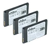 vhbw 3X Batterie Compatible avec Avaya 4070, 4027, NTTQ82EAE6, NTTQ81EAE6 téléphone Portable (900mAh, 3,7V, Li-ION)