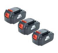 vhbw 3X Batterie Compatible avec Black & Decker BDCDD186 H1, BDCDMT120-2, BDCDMT120, BDCDMT120F, BDCDMT120IA Outil électrique (4000 mAh, Li-ION, 20 V)