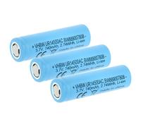 vhbw 3X Batterie Compatible avec Braun IO 10, 7, 6, 9, 8 Brosse à Dents électrique (740mAh, 3,7V, Li-ION)