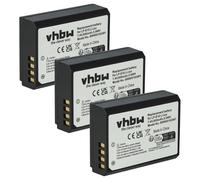 vhbw 3X Batterie Compatible avec Canon EOS 1100D | 1D X, 1D X Mark II, 2000D, 1200D, 3000D, 4000D, 1300D, 1500D appareil photo (800mAh, 7,2V, Li-ion)