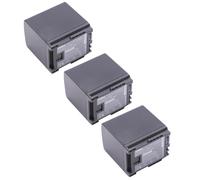 vhbw 3x Batterie compatible avec Canon FS200, FS21, FS22, FS40, FS30, FS20, FS300, FS31, FS400 caméra vidéo caméscope (1600mAh, 7,2V, Li-ion)