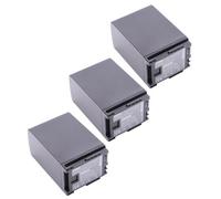 vhbw 3x Batterie compatible avec Canon FS40, HF11 HD, HF10, HF100, FS31, FS400 caméra vidéo caméscope (2400mAh, 7,2V, Li-ion) avec puce d'information - Remplacement pour BP-827