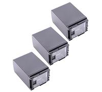 vhbw 3x Batteries compatible avec Canon Legria HF M41, HF M46, HF S10 HD caméra vidéo caméscope (2400mAh, 7,2V, Li-ion) avec puce d'information, BP-827