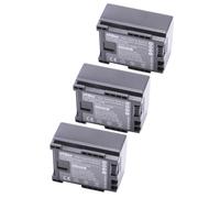 vhbw 3x Batterie compatible avec Canon Legria HF M41, HF M46, HF S10, HF M406 caméra vidéo caméscope (750mAh, 7,2V, Li-ion) avec puce d'information