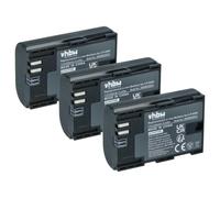vhbw 3X Batterie Compatible avec Canon poignée Alimentation BG-E7, BG-9 | pour BG-E6, BG-E13, BG-E14 (2250mAh, 7,4V, Li-ion), puce d'information