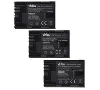 vhbw 3x Batterie compatible avec Canon poignée alimentation BG-E7, BG-E6, BG-E13, BG-E14, BG-E9 (1600mAh, 7,2V, Li-ion)