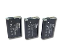 vhbw 3x Batterie compatible avec Canon PowerShot G1X Mark 2, N100, G1X Mark II caméra vidéo caméscope (1800mAh, 3,7V, Li-ion)
