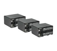 vhbw 3X Batterie Compatible avec Canon XF300, XF305, XF100, XF105 caméra vidéo caméscope (6600mAh, 7,4V, Li-ION)