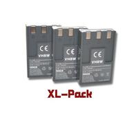 vhbw 3x Batterie compatible avec Concord 6340z appareil photo (750mAh, 3,6V, Li-ion)