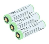 vhbw 3x Batterie compatible avec Fenix TK35, TK15 lampe de poche ou frontrale (3Ah, 3,7V, Li-ion)