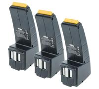 vhbw 3X Batterie Compatible avec Festo Festool CCD12, C12GG, C12DUO, C12CE-NC-C45-Plus, CCD12ES-C, CCD12ES Outil électrique (2100 mAh, NiMH, 12 V)
