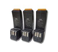 vhbw 3x Batterie compatible avec Festo / Festool CDD12FX, CDD12ESC, CDD12ES, CDD12MH outil électrique (2100 mAh, NiMH, 12 V)