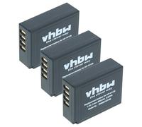 vhbw 3X Batterie Compatible avec Fujifilm X-E2S, X-Pro3, X-Pro2, X-H1, X-E3, X-E1, X-E2, X-M1, X-E4, X-Pro 1 Appareil Photo (800mAh, 7,2V, Li-ION)