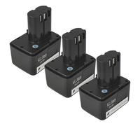 vhbw 3X Batterie Compatible avec Gesipa Accubird | Firebird outil électrique, outil de pose pour rivets aveugles (2000 mAh, Li-ion, 14,4 V)