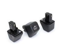 vhbw 3x Batterie compatible avec Gesipa Punchbird outil électrique, outil de pose pour rivets aveugles (3000 mAh, NiMH, 12 V)