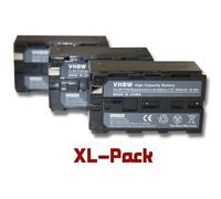 vhbw 3x Batterie compatible avec Hitachi VM-H765, VM-H755, VM-H71, VM-H70, VM-H80E, VM-H80, VM-H765LE caméra vidéo caméscope (3600mAh, 7,2V, Li-ion)