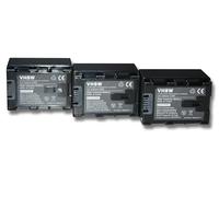 vhbw 3X Batterie Compatible avec JVC GZ-HM435, GZ-HM440, GZ-HM40, GZ-HM430 caméra vidéo caméscope (2400mAh, 3,6V, Li-ION) avec Puce d'information