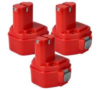 vhbw 3x batterie compatible avec Greenlee Gator ESC10511, ESC85, ESG45GL, ESG85GL, LS60, LS 60 Plus outil électrique (3000mAh NiMH 12V)