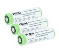 vhbw 3X Batterie Compatible avec Ledlenser P7R Core Edition 2020, H7R Core, H7R Signature, H7R Work Lampe de Poche ou frontrale (4,8Ah, 3,7V, Li-ION)