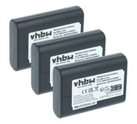 vhbw 3x Batterie compatible avec Leica M8, M8.2, M9, M9-P, M-E appareil photo (1800mAh, 3,7V, Li-ion)