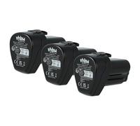 vhbw 3x Batterie compatible avec Mafell A 10 M outil électrique (2000 mAh, Li-ion, 10,8 V)