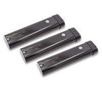 vhbw 3x Batterie compatible avec Makita 6900D, 6900DW, 6891D, 6891DW, 8400D, 6096DWE, 6096DWLE, 8400 outil électrique (2100 mAh, NiMH, 9,6 V)