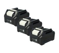 vhbw 3x Batterie compatible avec Makita GA037GZ, GA038G, GA041G, GA038GZ, GA037G, GA036GZ, GA041GZ outil électrique (2500 mAh, Li-ion, 40 V)