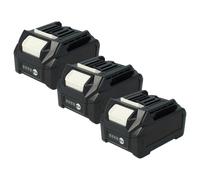 vhbw 3x Batterie compatible avec Makita GA037GZ, GA038G, GA041G, GA038GZ, GA037G, GA036GZ, GA041GZ outil électrique (3000 mAh, Li-ion, 40 V)