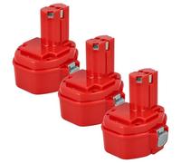 vhbw 3X Batterie Compatible avec Makita ML143 Flashlight