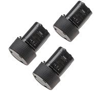 vhbw 3x Batterie compatible avec Makita radio de chantier DMR106B, DMR108, DMR107, DMR106, DMR105 outil électrique (1500 mAh, Li-ion, 10,8 V)