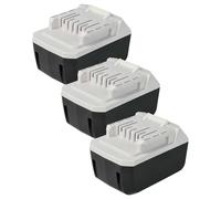vhbw 3x Batterie compatible avec Makita TD127DWE, UH522D, MT071E, MDF452DWEG, TD127D, TD127D Impact Driver outil électrique (4000 mAh, Li-ion, 18 V)