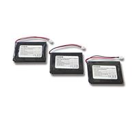 vhbw 3x Batterie compatible avec Mitel 5614, 5602, 5603, 5613 téléphone fixe sans fil (650mAh, 3,7V, Li-ion)