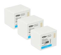 vhbw 3x Batterie compatible avec Netgear / Arlo VMA4400, VMA4400-100NAS caméra de surveillance, caméra bouton camouflée (2200mAh, 7,2V, Li-ion)