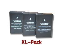 vhbw 3x Batterie compatible avec Nikon D3100, D3200, D3300, D3400 appareil photo digital reflex APRN (950mAh, 7,2V, Li-ion) avec puce d'information