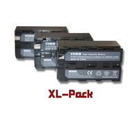 vhbw 3x Batterie compatible avec Nikon VM7200, VM720 caméra vidéo caméscope (3600mAh, 7,2V, Li-ion)