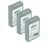 vhbw 3X Batterie Compatible avec Olympus Stylus 1s, 1 Appareil Photo (900mAh, 7,2V, Li-ION)