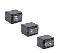 vhbw 3x Batterie compatible avec Panasonic HC-750, HC-757, HC-770EB, HC-750EB caméra vidéo caméscope (3200mAh, 3,6V, Li-ion) avec puce d'information