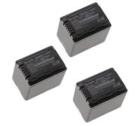 vhbw 3x Batterie compatible avec Panasonic HC-W850EB, HC-WX878, HC-VX989, HC-W580, HC-W570, HC-VXF999 caméra vidéo caméscope (4040mAh, 3,6V, Li-ion)