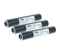 vhbw 3x Batterie compatible avec Pelican Streamlight 75524, 75526, 75525, 75531, 75533, 75532 lampe de poche ou frontrale (1800mAh, 3,6V, NiMH)