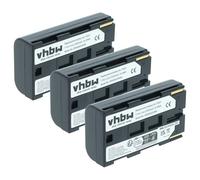 vhbw 3X Batterie Compatible avec Phase One IQ, IQ4, IQ3, P40+, P40, P45+, P45, XF, P65, P30+, P30, P25+, P25 Appareil Photo (2200mAh, 7,4V, Li-ION)