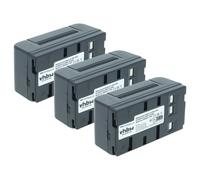 vhbw 3x Batterie compatible avec RCA AutoShot CC-178, CC-187, CC-180, CC-1650, CC-1000, CC-176, CC-174, CC-188 appareil photo (4000mAh, 6V, NiMH)