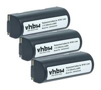 vhbw 3X Batterie Compatible avec Ricoh Caplio RR1 Appareil Photo (1200mAh, 3,7V, Li-ION)