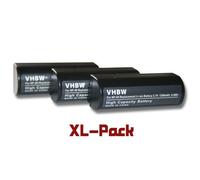 vhbw 3X Batterie Compatible avec Ricoh Caplio RR1 Appareil Photo (1200mAh, 3,7V, Li-ION)