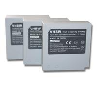 vhbw 3x Batterie compatible avec Samsung VP-HMX20C, VP-HMX08, SMX-F34, VP-HMX10, VP-HMX10C, VP-HMX20 caméra vidéo caméscope (700mAh, 7,2V, Li-ion)